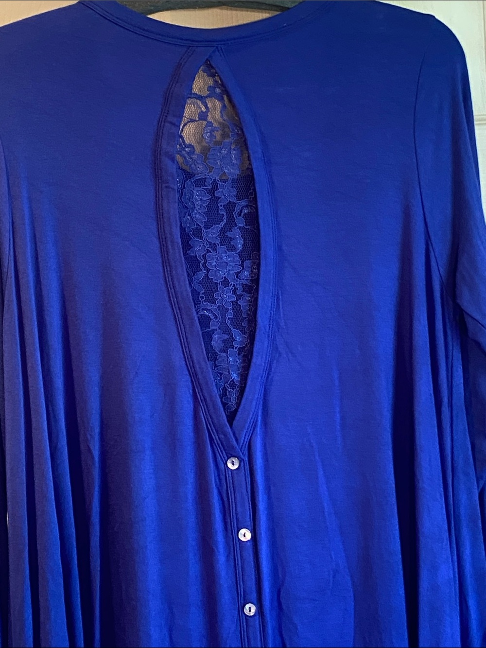 Comfy USA Cobalt Blue Long Sleeve Swing Tunic - Picture 4 of 7